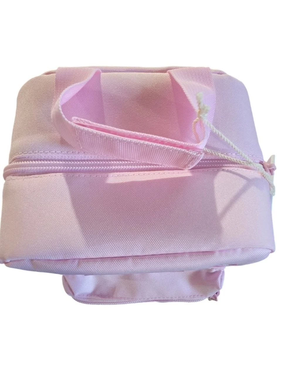 Jansport Light Pink Mini Lunch Bag with Embroidered Bows